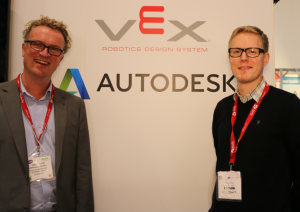 Ronald Scheer and Tomas Karlsson form Autodesk Education